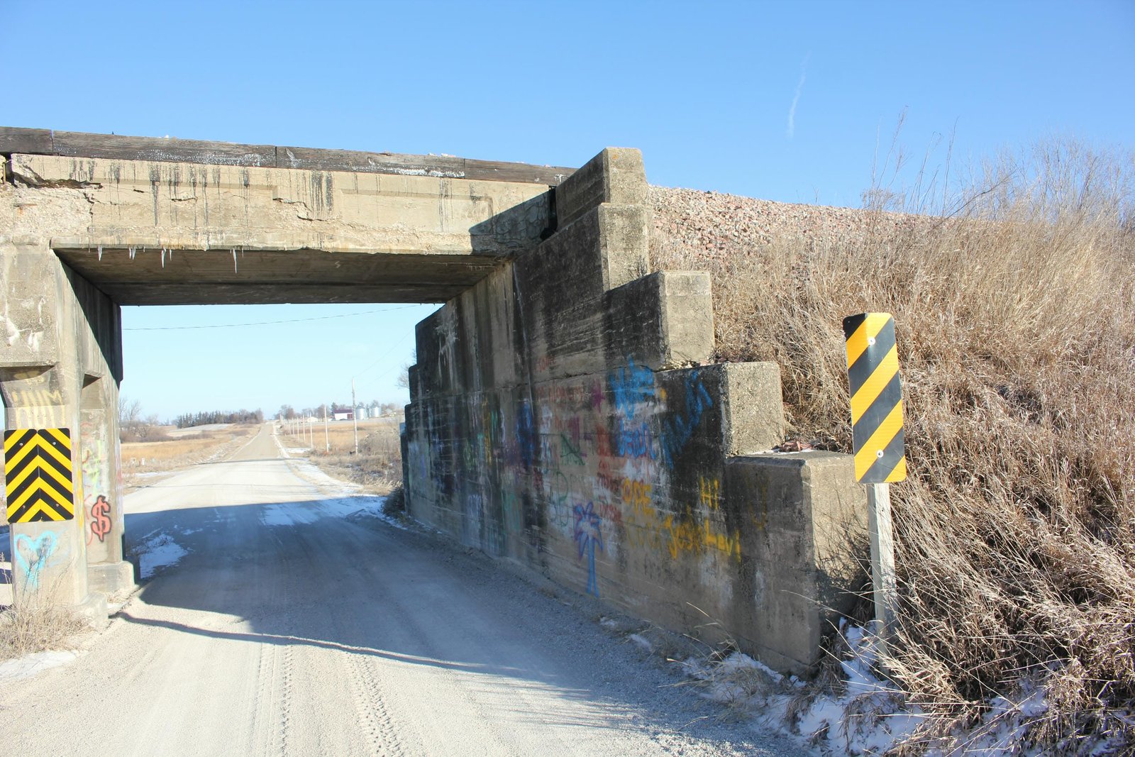 East abutment